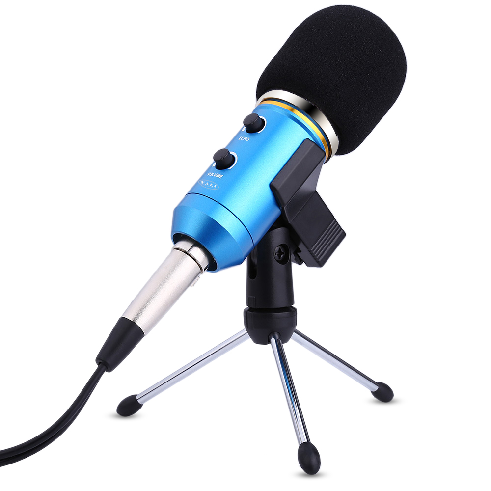 YALI MK - F200FL Audio Sound Recording Condenser Microphone with Shock Mount Holder Clip