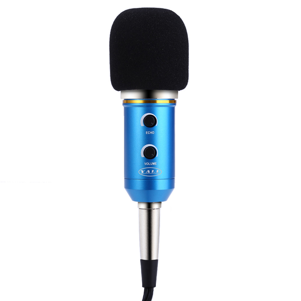 YALI MK - F200FL Audio Sound Recording Condenser Microphone with Shock Mount Holder Clip