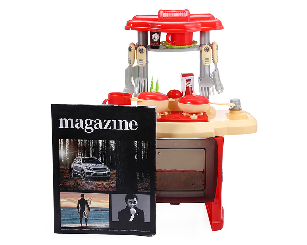Kids Kitchen Cooking Pretend Role Play Toy Set with Light Sound Effect Kids Kitchen Cooking Pretend Role Play Toy Set with Light Sound Effect