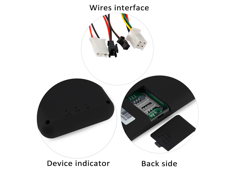 GT06 GPS SMS GPRS Vehicle Tracker Locator Remote Control Tracking Alarm with 24V Relay