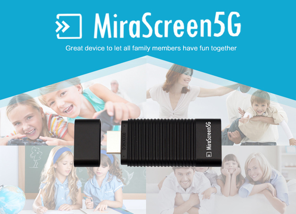 MiraScreen TV Dongle 5G DLNA Airplay Miracast Air Mirroring WiFi Display Receiver