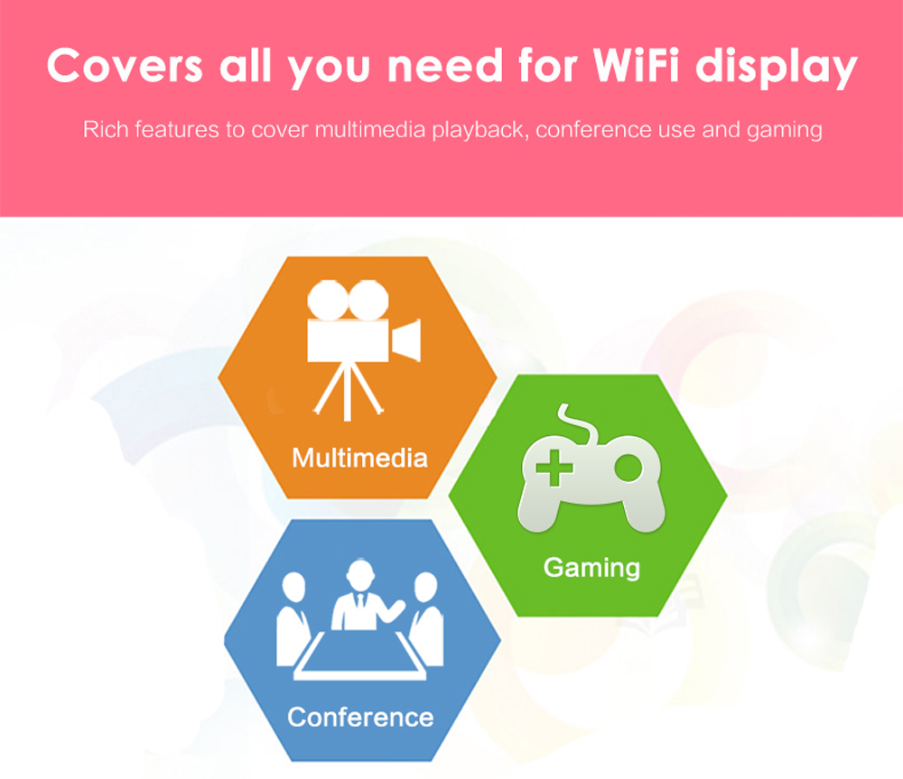 Mirascreen DLNA Airplay WiFi Display Miracast TV Dongle HDMI Receiver Mini Android TV Stick Full HD