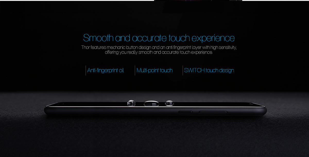 Vernee Thor 4G Smartphone 5.0 inch On-cell Corning Gorilla Glass 3 Screen Android 7.0 MTK6753 64bit Octa Core 1.3GHz 3GB RAM 16GB ROM 13.0MP Rear Camera Fingerprint GPS Bluetooth 4.0