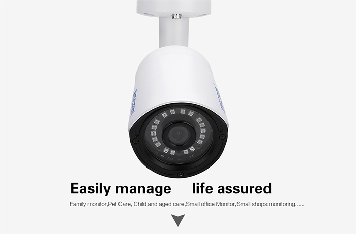 ESCAM QE07 IP Camera 720P P2P Cloud Motion Detection Email Alarm Waterproof