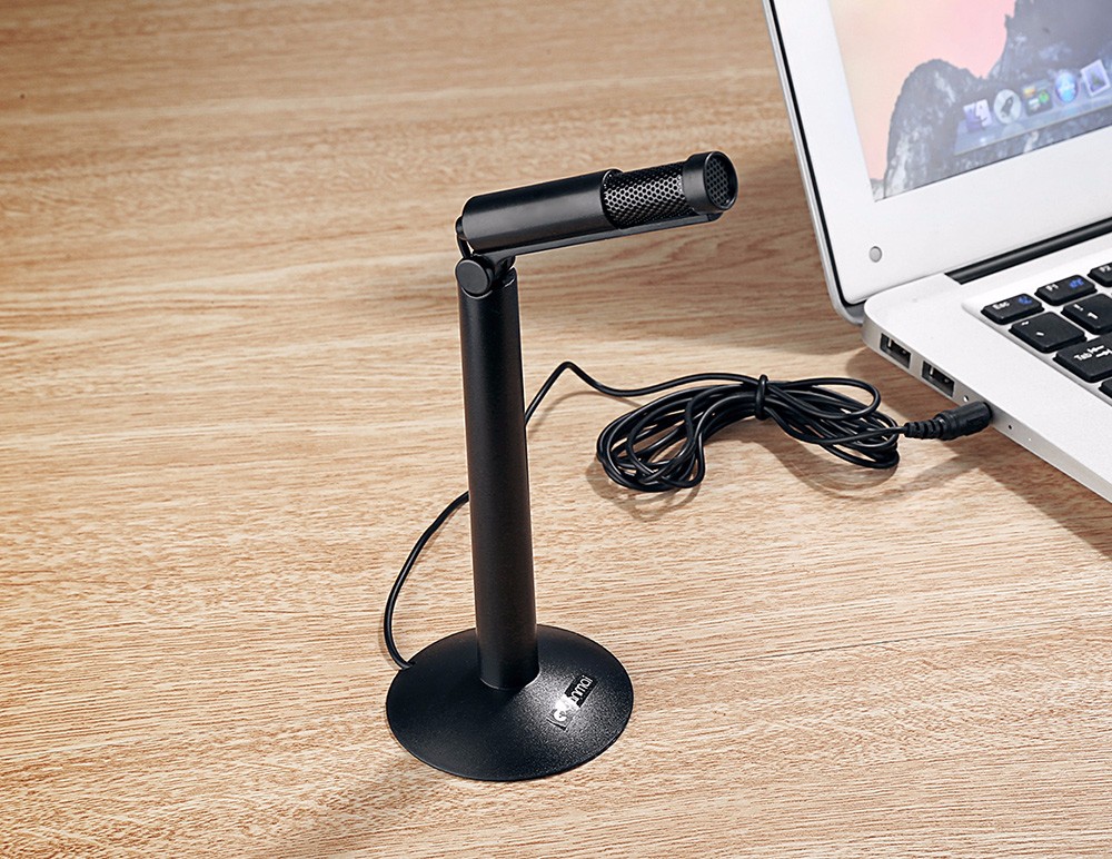 Yanmai Omnidirectional Condenser Sound Desktop Microphone for PC Laptop Skype Recording