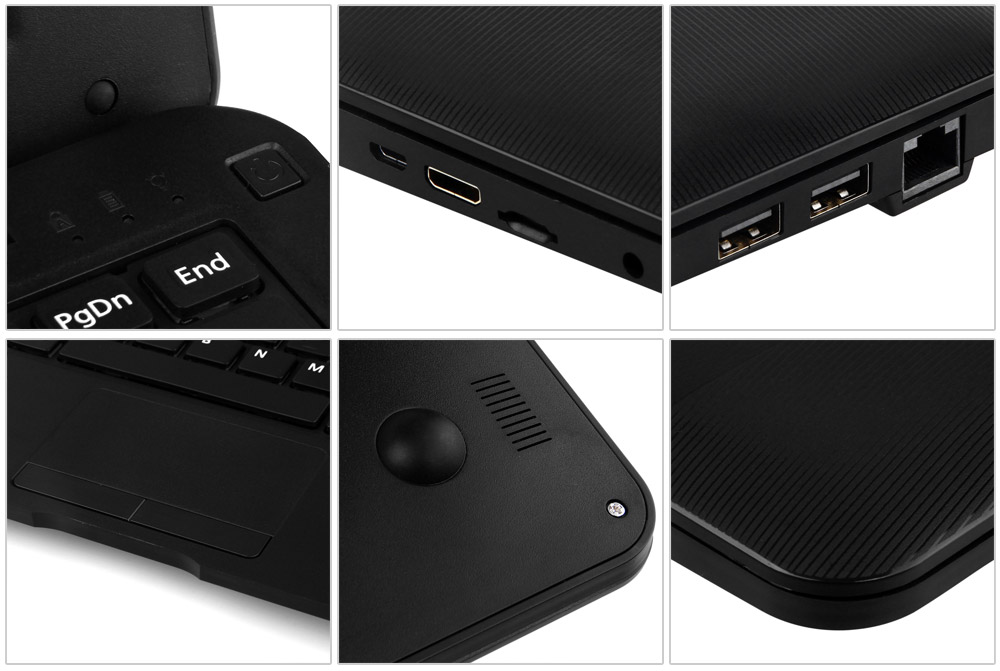 1066 10.1 inch Netbook Notebook Windows 10 Intel Baytrail-CR Z3735G Quad Core 1.33GHz 1GB RAM 16GB ROM WSVGA Screen Camera