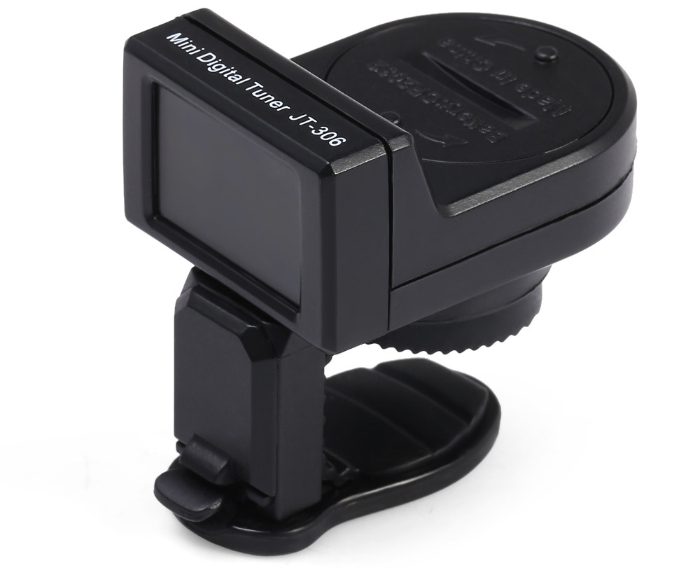 JOYO JT - 306 Portable Digital LCD Clip-on Chromatic Tuner for Guitar Bass JOYO JT - 306 Portable Digital LCD Clip-on Chromatic Tuner for Guitar Bass