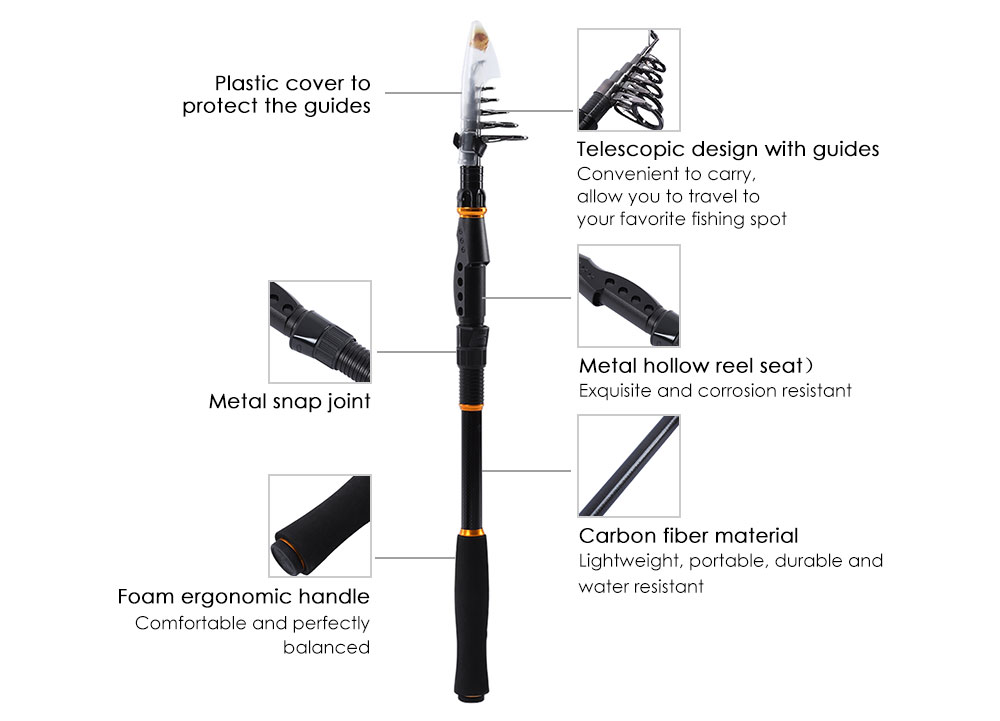 Scalable Fishing Rod Gear Tool for Outdoor Game Entertainment