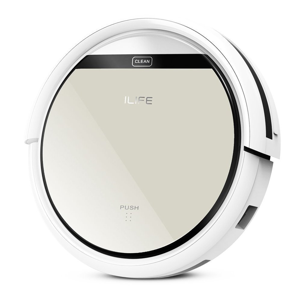 ilife Intelligent Robotic Vacuum Cleaner LCD Touch Screen Self-charge HEPA Filter Sensor Remote Control Robot Aspirador