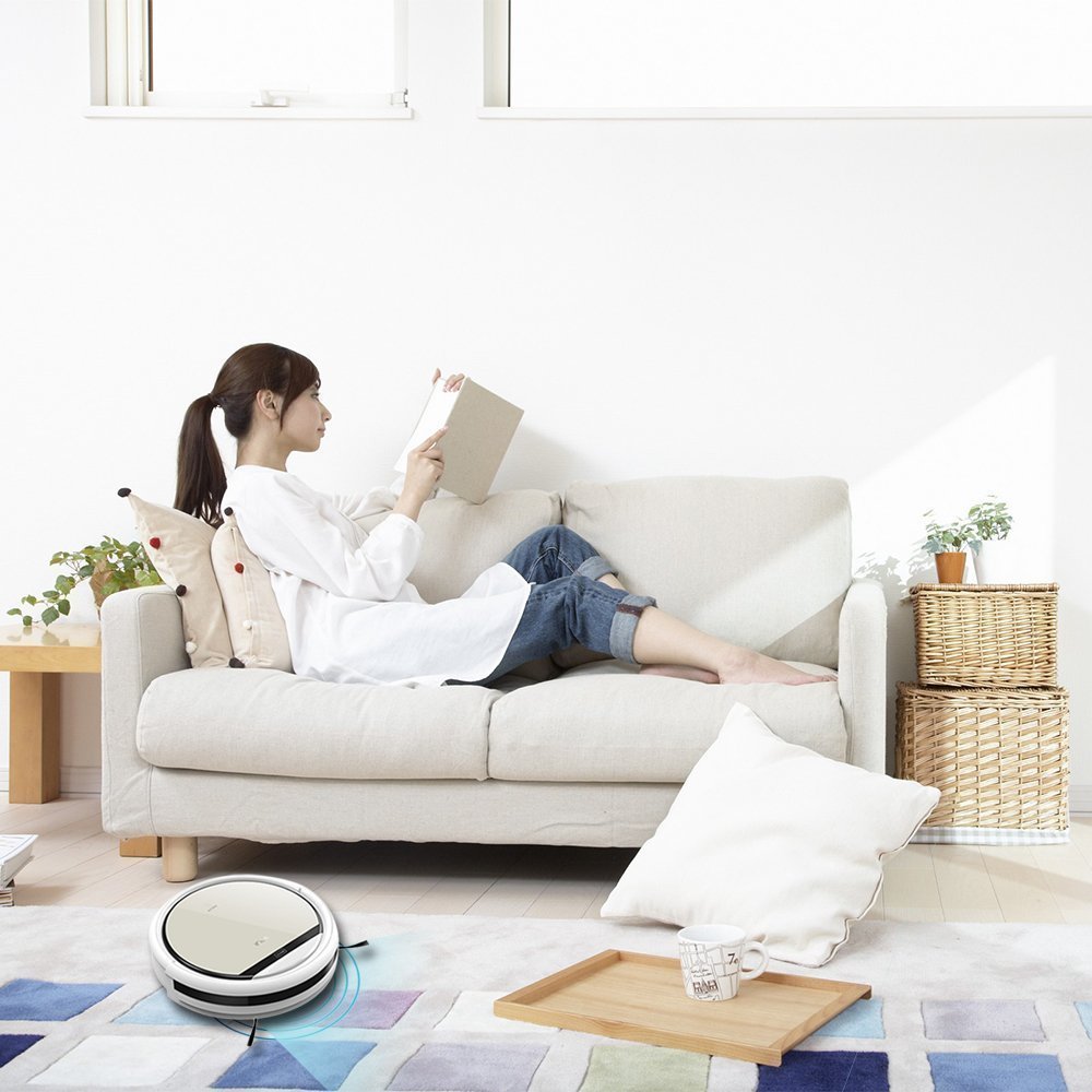 ilife Intelligent Robotic Vacuum Cleaner LCD Touch Screen Self-charge HEPA Filter Sensor Remote Control Robot Aspirador