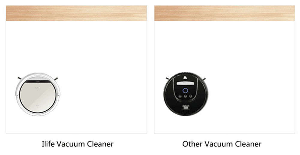 ilife Intelligent Robotic Vacuum Cleaner LCD Touch Screen Self-charge HEPA Filter Sensor Remote Control Robot Aspirador