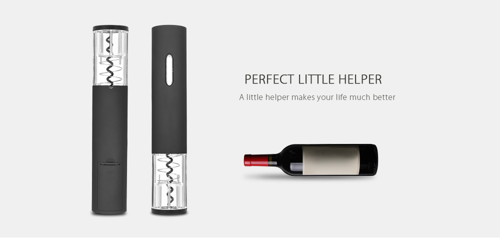 Cordless Electric Wine Opener with Automatic Corkscrew and Foil Remover Cordless Electric Wine Opener with Automatic Corkscrew and Foil Remover