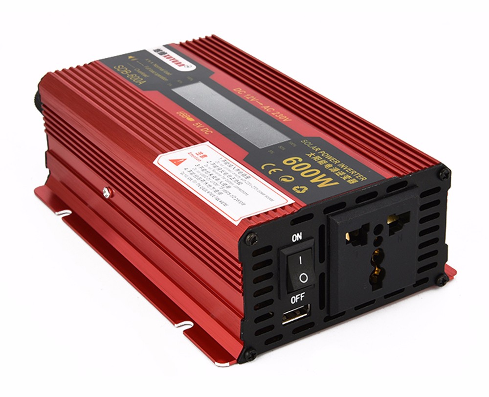 600W DC 12V to AC 230V Solar Power Inverter Car Automotive Power Converter