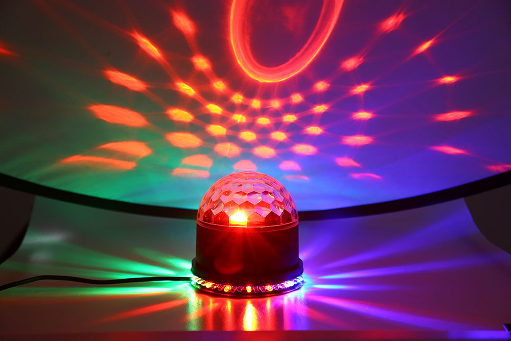 LED Color Changes RGB Sound Actived Lamp 15W 2 in 1 Mini Rotating Magic Ball Stage Light LED Color Changes RGB Sound Actived Lamp 15W 2 in 1 Mini Rotating Magic Ball Stage Light