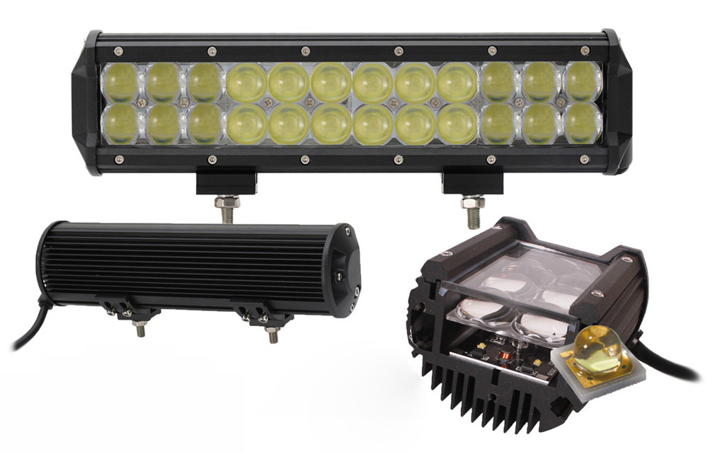 12 inch 120W 10 - 30V LED Auto Combo Work Light 6000K 12000LM Offroad 4WD ATV Driving Lamp