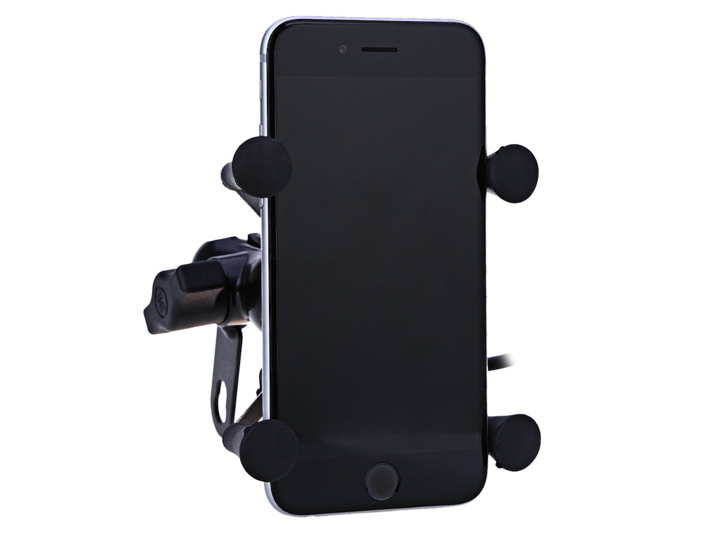 CS - 328 X Type Motorcycle Phone Holder USB Socket Power Outlet Charger CS - 328 X Type Motorcycle Phone Holder USB Socket Power Outlet Charger