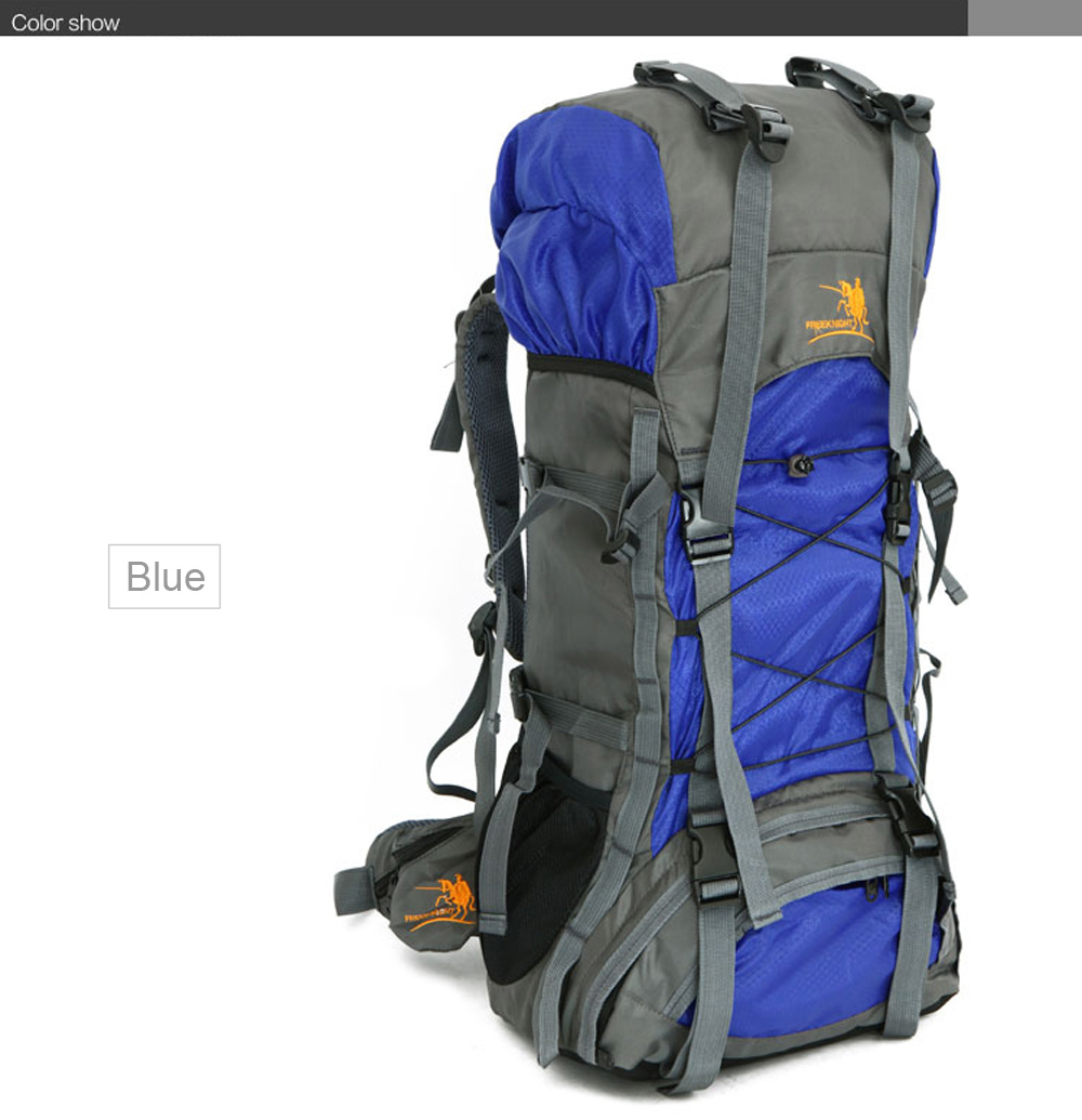 Free Knight FK008 60L Nylon Water Resistant Backpack Rucksack for Mountaineering Camping Hiking Traveling Free Knight FK008 60L Nylon Water Resistant Backpack Rucksack for Mountaineering Camping Hiking Traveling