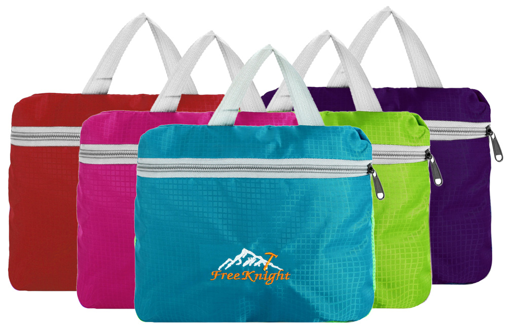 Free Knight FK0726 Unisex Nylon Folding Water Resistant Handbag Shoulder Bag for Camping Hiking Traveling Sports