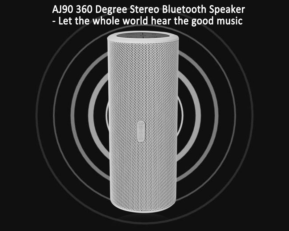 AJ90 360 Degree Comprehensive Stereo Bluetooth Speaker Support TF Playback Function