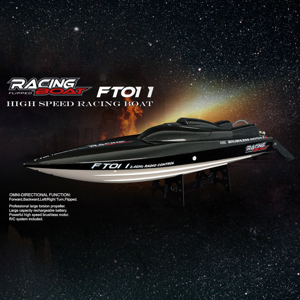 FeiLun FT011 2.4G RC Boat High Speed Brushless Motor Built-in Water Cooling System FeiLun FT011 2.4G RC Boat High Speed Brushless Motor Built-in Water Cooling System