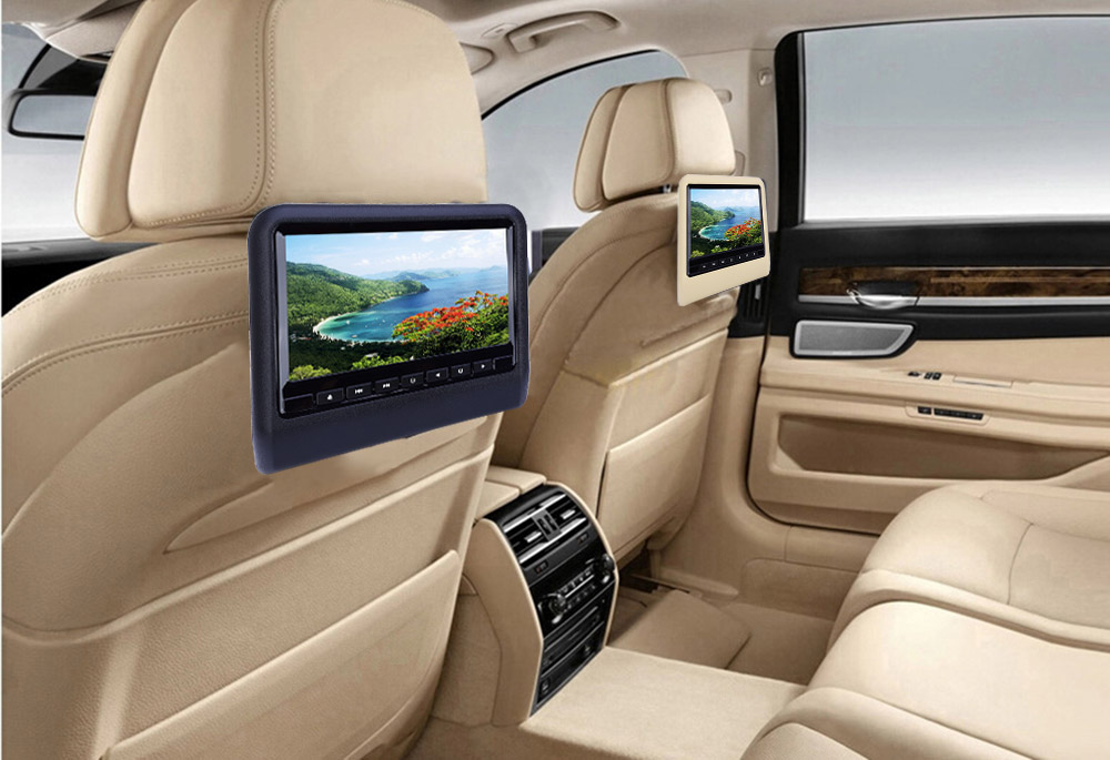 XD9901 9 Inch Car Headrest DVD Player 800 x 480 LCD Backseat Monitor XD9901 9 Inch Car Headrest DVD Player 800 x 480 LCD Backseat Monitor