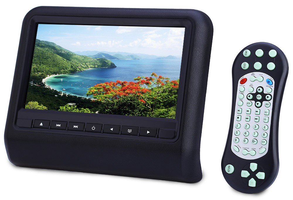 XD9901 9 Inch Car Headrest DVD Player 800 x 480 LCD Backseat Monitor XD9901 9 Inch Car Headrest DVD Player 800 x 480 LCD Backseat Monitor