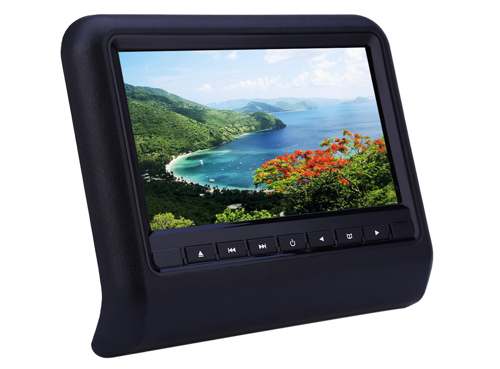 XD9901 9 Inch Car Headrest DVD Player 800 x 480 LCD Backseat Monitor XD9901 9 Inch Car Headrest DVD Player 800 x 480 LCD Backseat Monitor