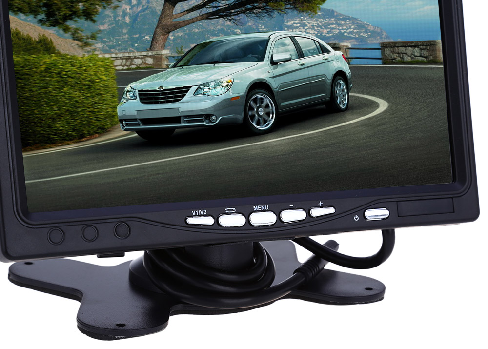 XM722T 7 Inch Car Headrest Displayer 234 x 480 TFT LCD Screen Monitor