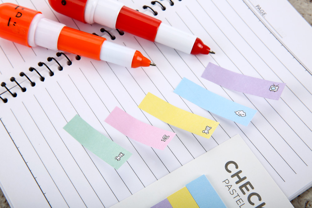 Portable Colorful Lovely Mini Marker Index Tab Sticky Note Portable Colorful Lovely Mini Marker Index Tab Sticky Note