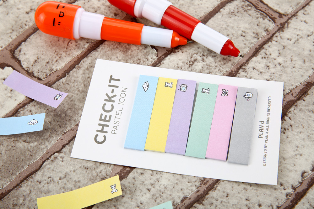 Portable Colorful Lovely Mini Marker Index Tab Sticky Note Portable Colorful Lovely Mini Marker Index Tab Sticky Note