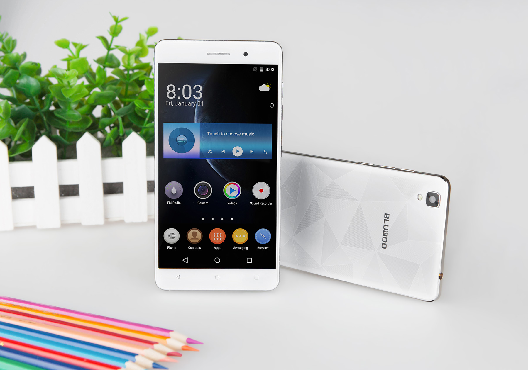 Bluboo Maya Android 6.0 5.5 inch HD Screen 3G Phablet MTK6580 Quad Core 1.3GHz 2GB RAM 16GB ROM Gravity Sensor