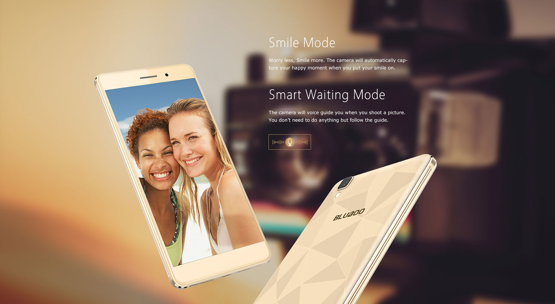 Bluboo Maya Android 6.0 5.5 inch HD Screen 3G Phablet MTK6580 Quad Core 1.3GHz 2GB RAM 16GB ROM Gravity Sensor