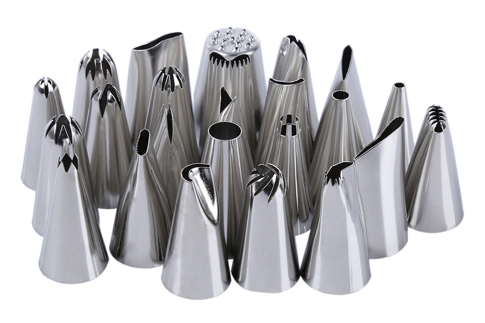 24pcs Icing Piping Nozzles Pastry Tips Cake Decorating Tools 24pcs Icing Piping Nozzles Pastry Tips Cake Decorating Tools