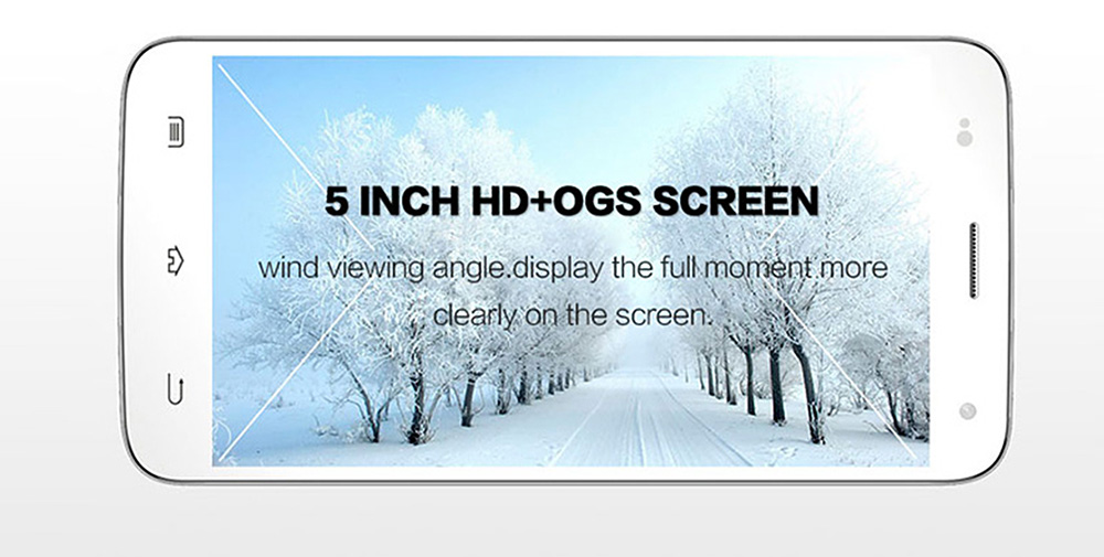 5.0 inch Ken Xin Da A6 Android 4.4 3G Smartphone MTK6582 Quad Core 1.3GHz 1GB RAM 8GB ROM Dual Cameras GPS WiFi