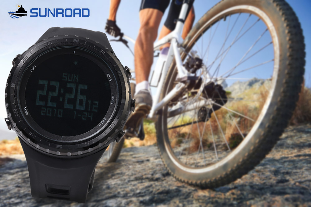SUNROAD FR801B Professional Hiking Digital Sports Watch Altimeter Barometer Pedometer Compass Wristwatch SUNROAD FR801B Professional Hiking Digital Sports Watch Altimeter Barometer Pedometer Compass Wristwatch