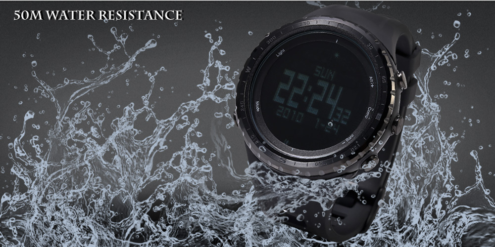 SUNROAD FR801B Professional Hiking Digital Sports Watch Altimeter Barometer Pedometer Compass Wristwatch SUNROAD FR801B Professional Hiking Digital Sports Watch Altimeter Barometer Pedometer Compass Wristwatch