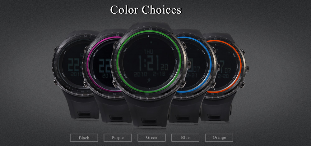 SUNROAD FR801B Professional Hiking Digital Sports Watch Altimeter Barometer Pedometer Compass Wristwatch SUNROAD FR801B Professional Hiking Digital Sports Watch Altimeter Barometer Pedometer Compass Wristwatch
