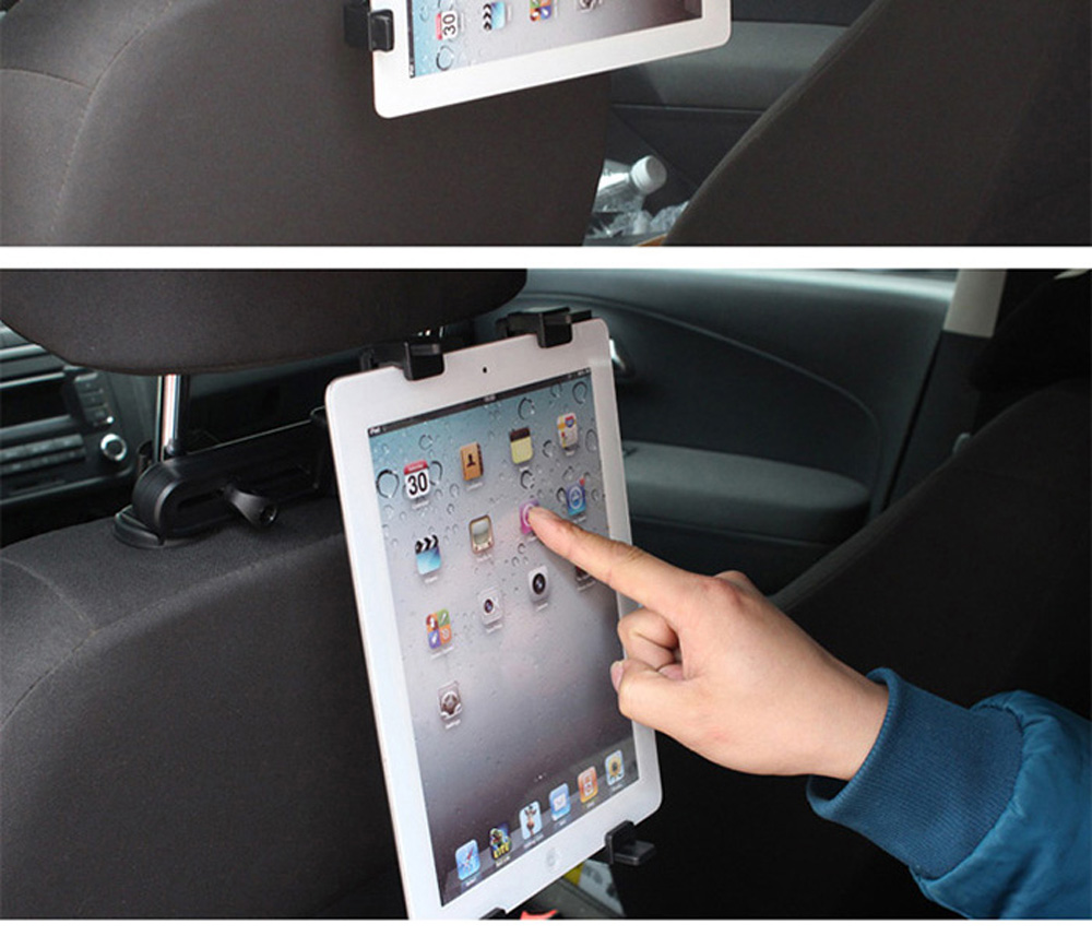 SHUNWEI Car Seat SD-1151K Back Headrest 360 Degree Rotation Diagonal Holder for iPad