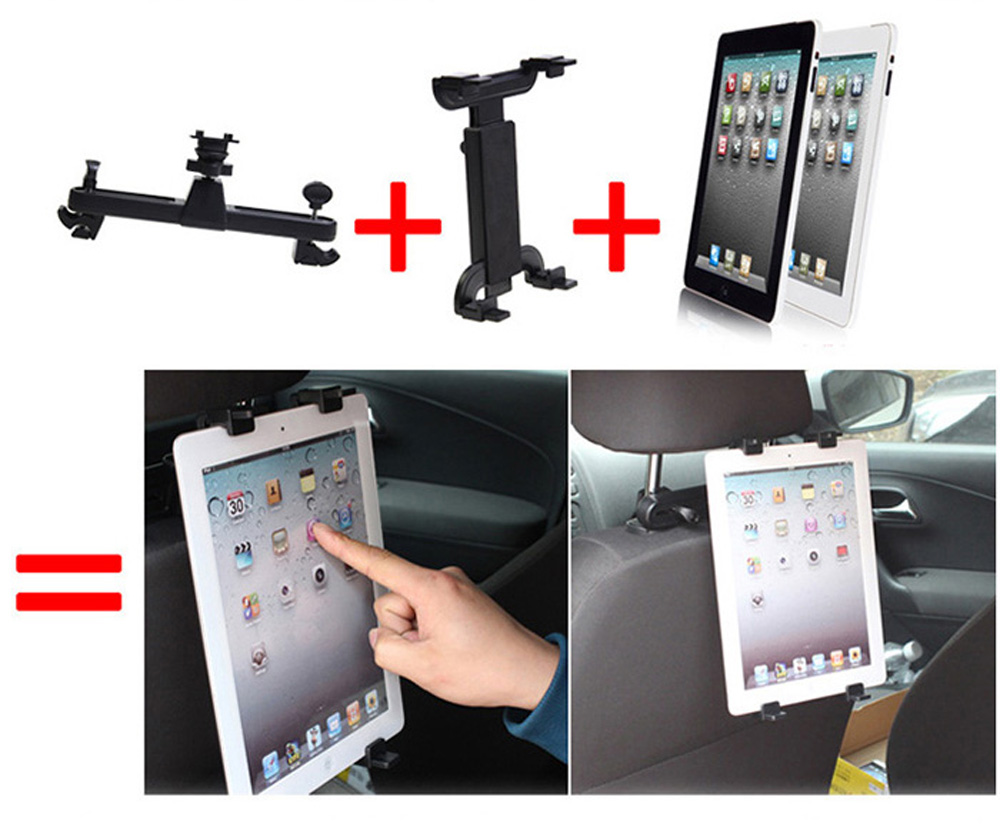 SHUNWEI Car Seat SD-1151K Back Headrest 360 Degree Rotation Diagonal Holder for iPad