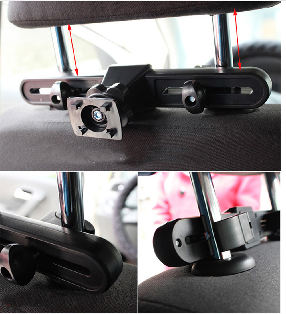 SHUNWEI Car Seat SD-1151K Back Headrest 360 Degree Rotation Diagonal Holder for iPad