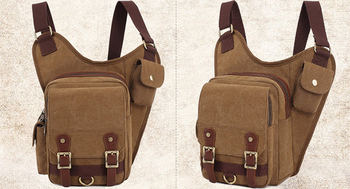 KAUKKO SG255 4L Men Microfiber Leather Business Style Sling Bag KAUKKO SG255 4L Men Microfiber Leather Business Style Sling Bag