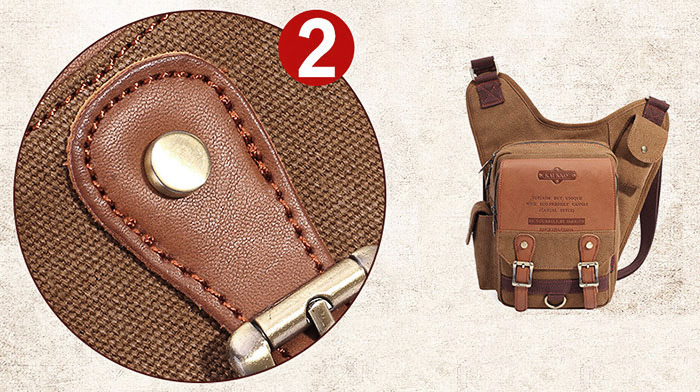 KAUKKO SG255 4L Men Microfiber Leather Business Style Sling Bag KAUKKO SG255 4L Men Microfiber Leather Business Style Sling Bag