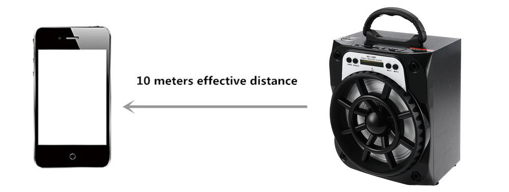Redmaine MS - 135BT Portable High Power Output Multimedia FM Radio Wireless Bluetooth Speaker Redmaine MS - 135BT Portable High Power Output Multimedia FM Radio Wireless Bluetooth Speaker