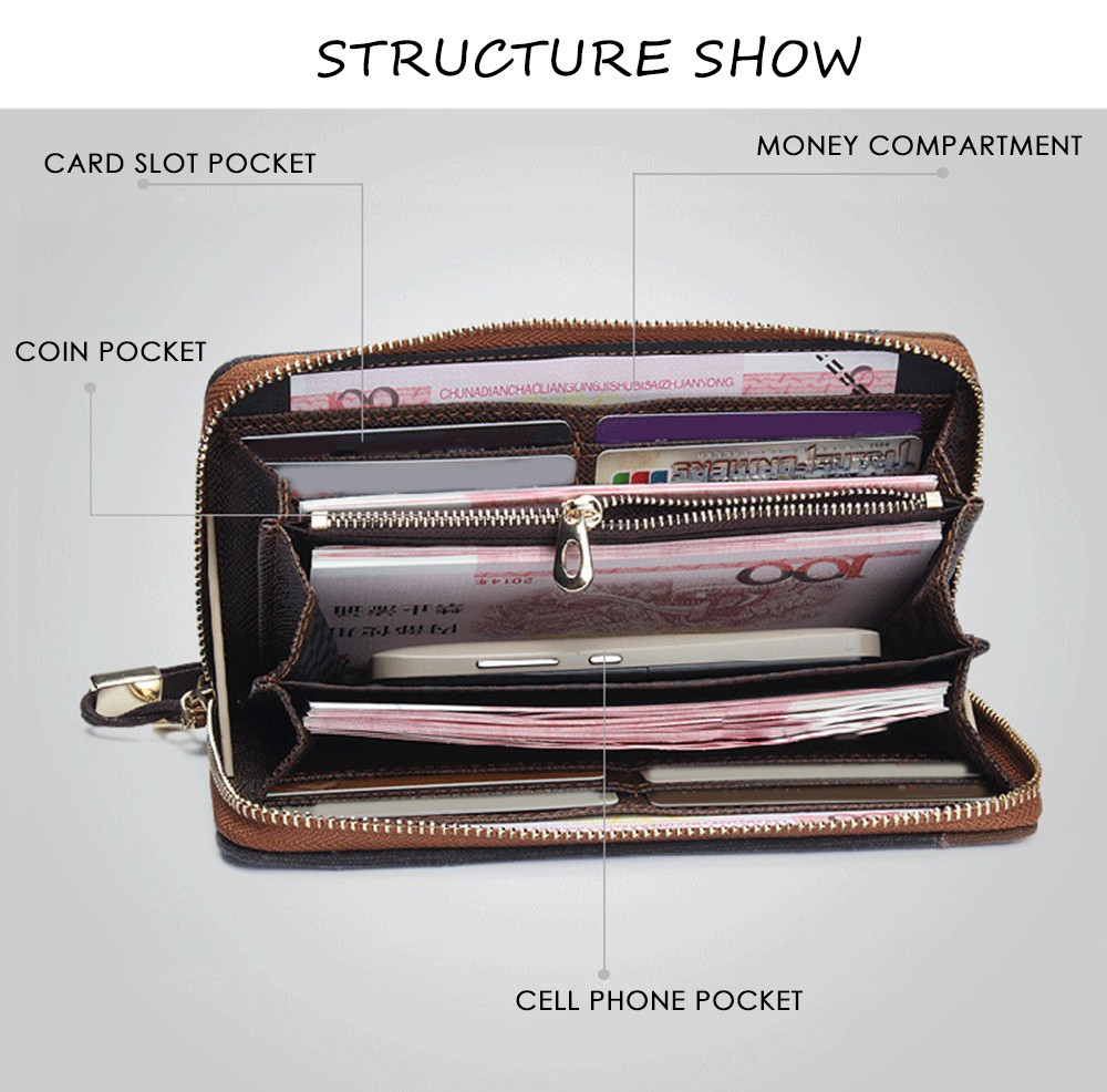 Baellerry Patchwork Canvas Men Portable Clutch Wallet Baellerry Patchwork Canvas Men Portable Clutch Wallet