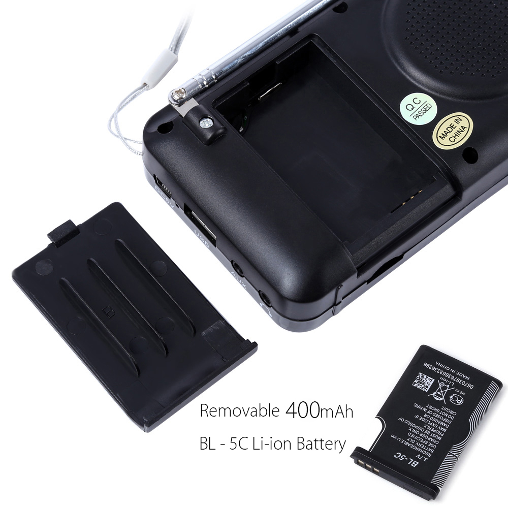 L-238SW Multifunctional TF Card USB Speaker Portable FM / MW / SW Music Player