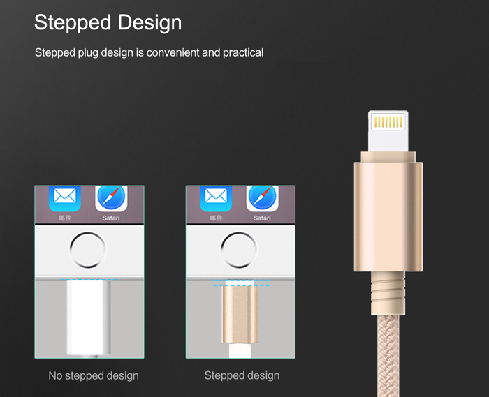 Rock RCB0436 1.2m USB Charging Cable with Dual 8 Pin Adapters + Micro USB Connector Nylon Braided Cord Rock RCB0436 1.2m USB Charging Cable with Dual 8 Pin Adapters + Micro USB Connector Nylon Braided Cord