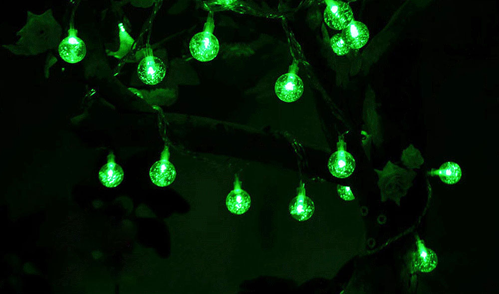 10M 100 LEDs Pebble Ball String Light Christmas Party Fairy Lamp