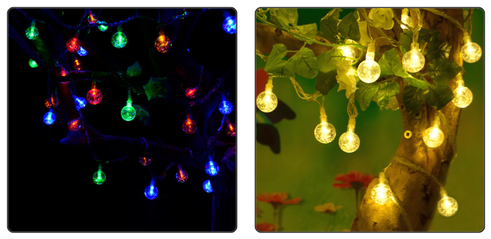10M 100 LEDs Pebble Ball String Light Christmas Party Fairy Lamp 10M 100 LEDs Pebble Ball String Light Christmas Party Fairy Lamp