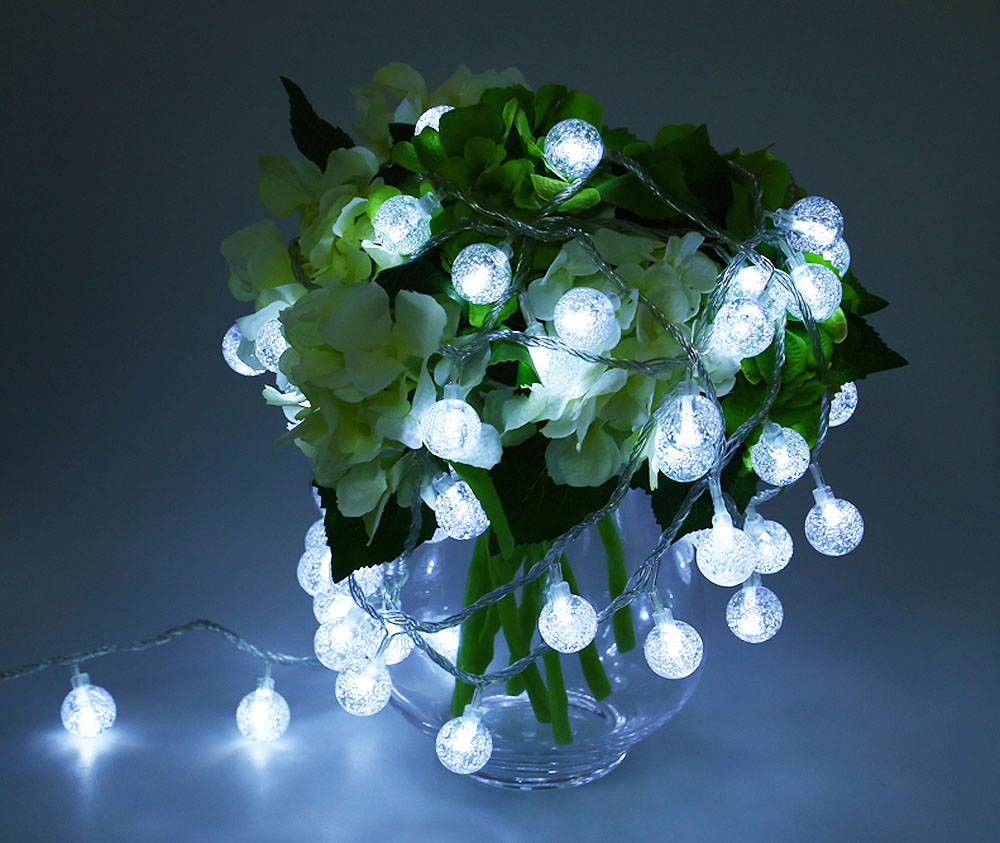 10M 100 LEDs Pebble Ball String Light Christmas Party Fairy Lamp 10M 100 LEDs Pebble Ball String Light Christmas Party Fairy Lamp