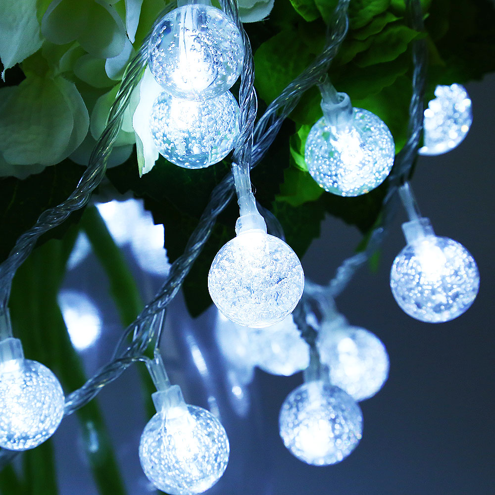 10M 100 LEDs Pebble Ball String Light Christmas Party Fairy Lamp 10M 100 LEDs Pebble Ball String Light Christmas Party Fairy Lamp